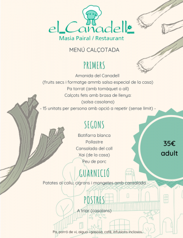 Menu calçotada 22